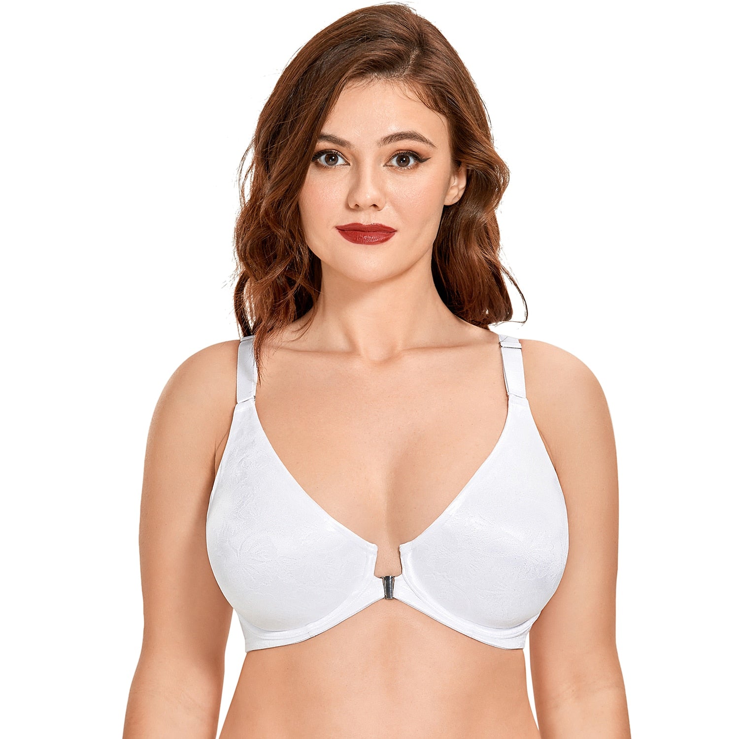 Harper Front Closure In White