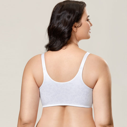 Harper Front Closure In White
