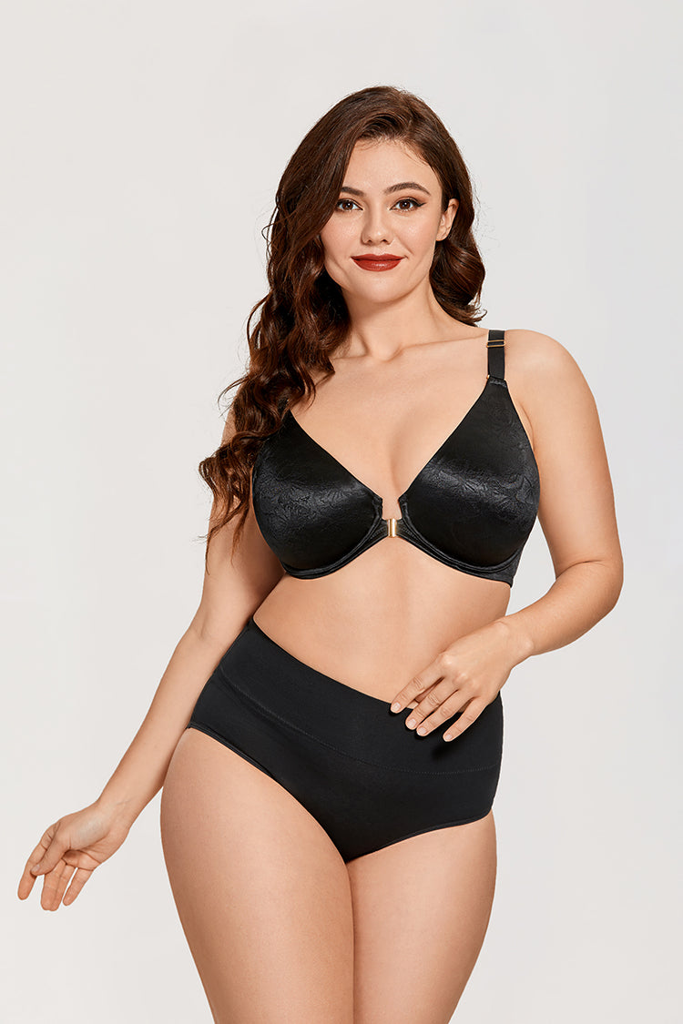Harper Front Closure In Black