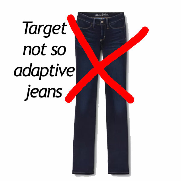 target not so adaptive jeans